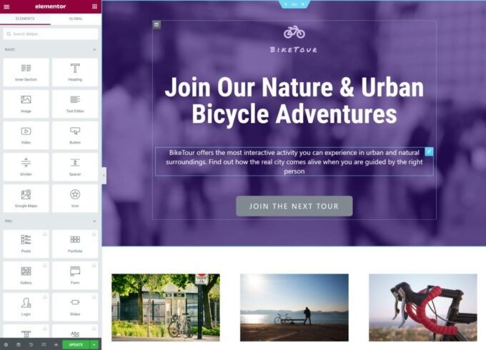 Interface Elementor vs Beaver Builder