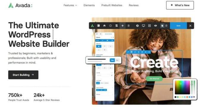 Avada adalah alternatif Divi sejati