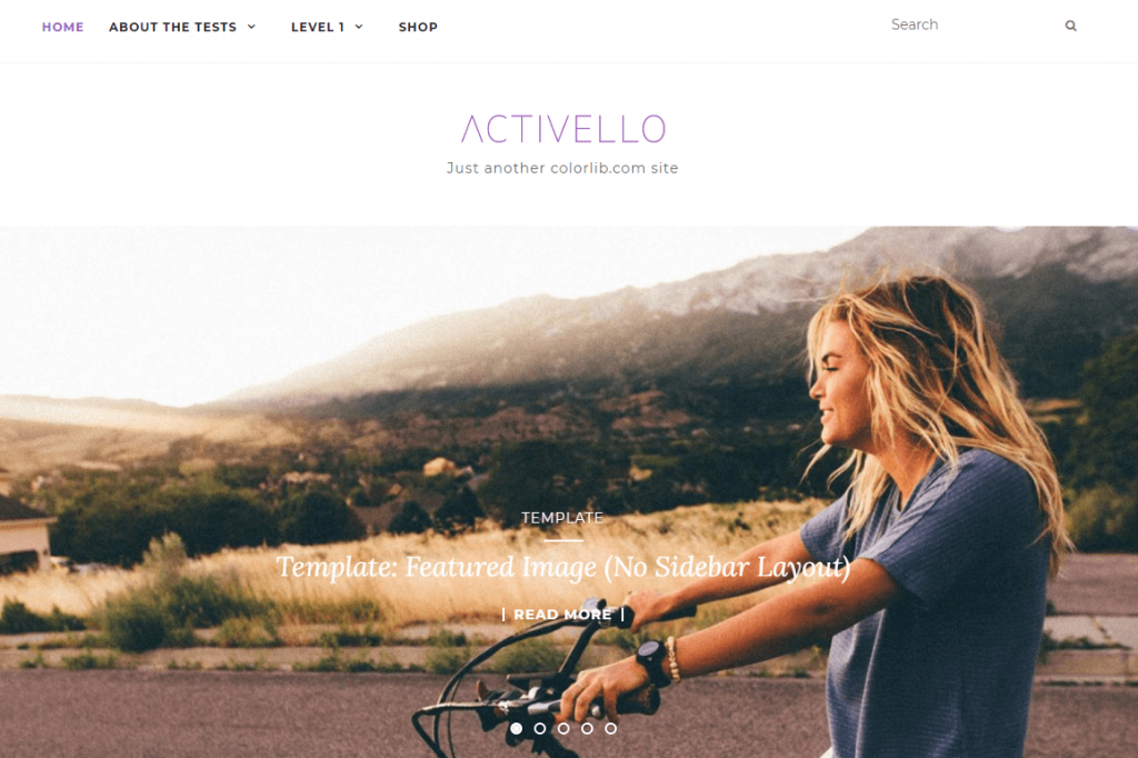 Activello: bezpłatne motywy bloga WordPress