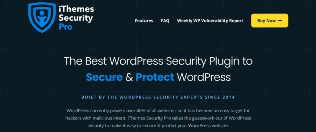 适用于 WordPress 的 iThemes 安全专业版