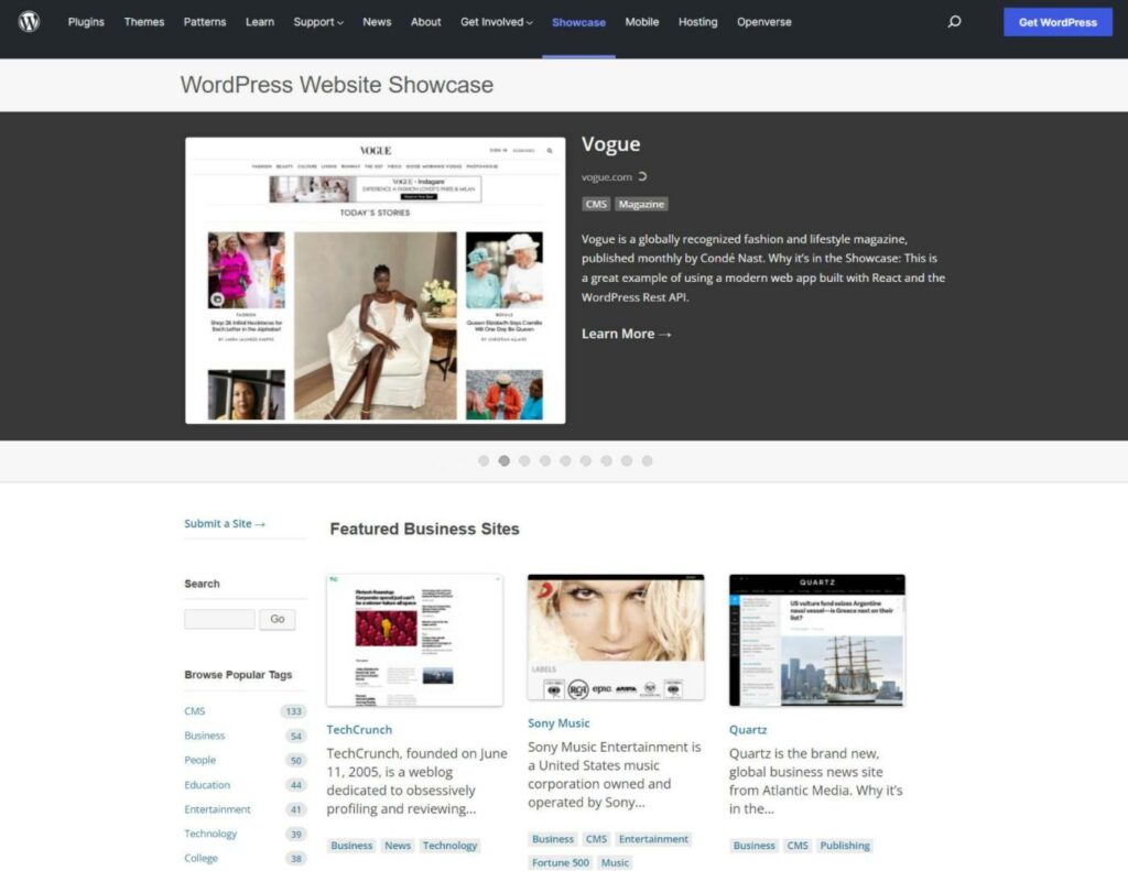 重视安全性的大品牌使用 WordPress