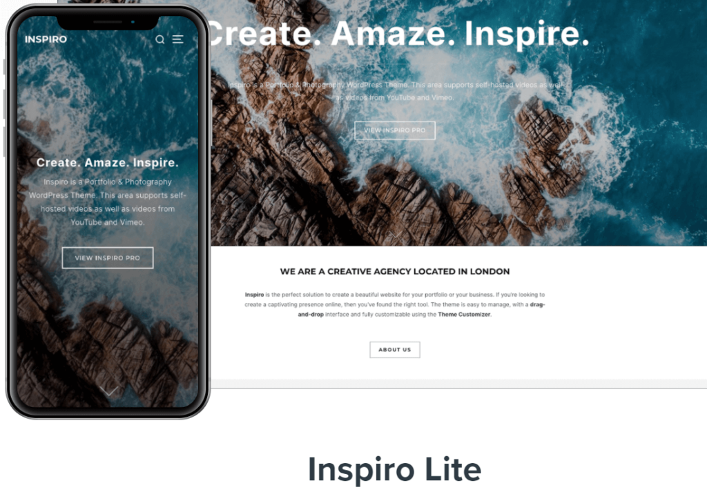 Los 10 mejores temas de WordPress para sitios web personales (temas gratuitos) 12 Inspiro WordPress Theme