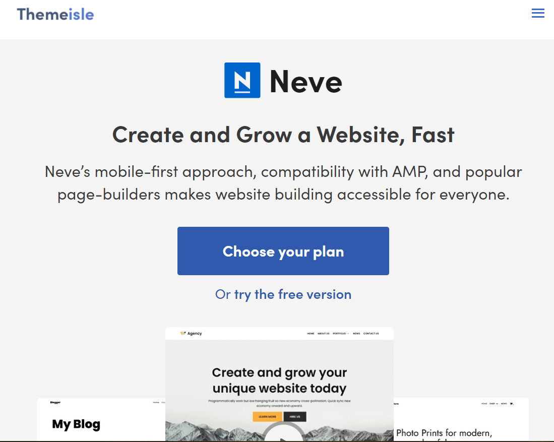 Los 10 mejores temas de WordPress para sitios web personales (temas gratuitos) 7 Neve WordPress Theme