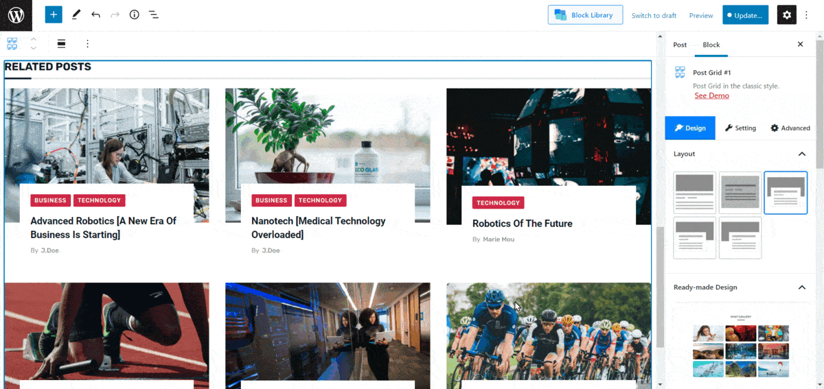 WordPressでサムネイル付きの関連投稿を表示するにはどうすればよいですか? 4 Showcasing related posts with thumbnails using the query builder