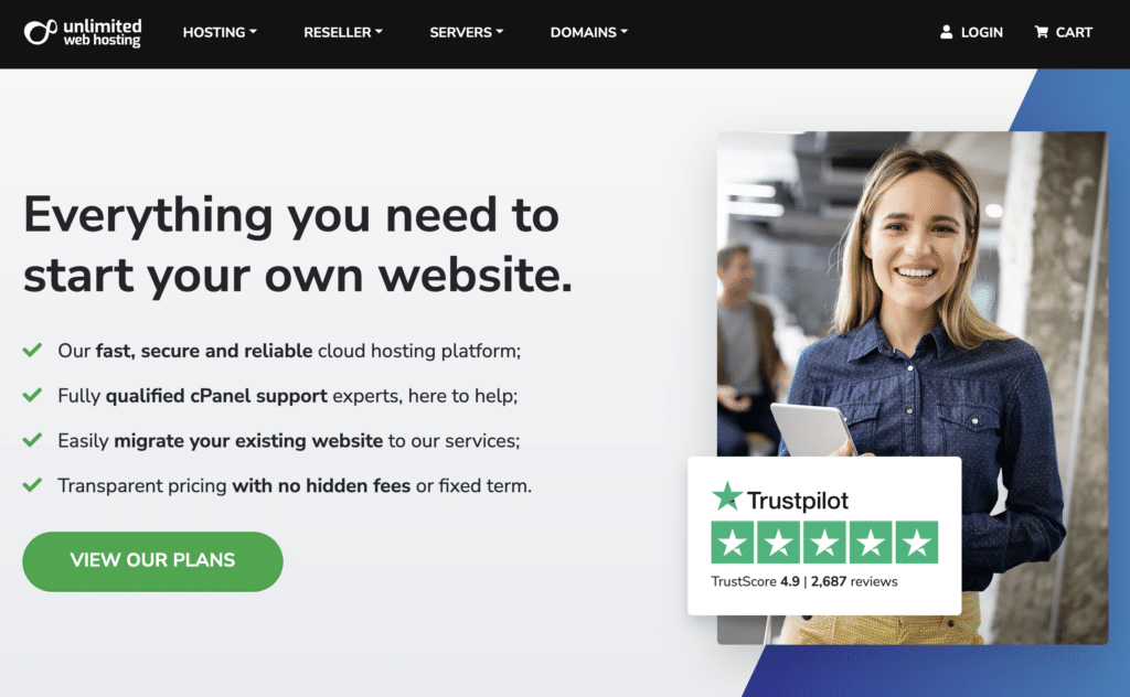 UnlimitedWebHosting 英格兰