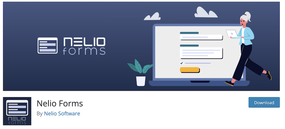 WordPress.org의 Nelio Forms 플러그인