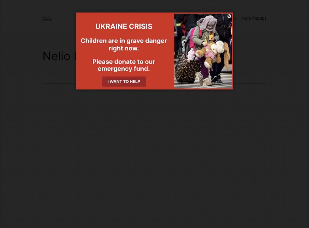 Visualisasi popup yang disalin dari Save The Children