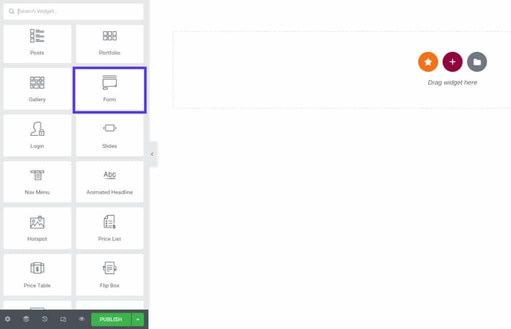ابحث عن وحدة النموذج واسحبها وأفلتها
