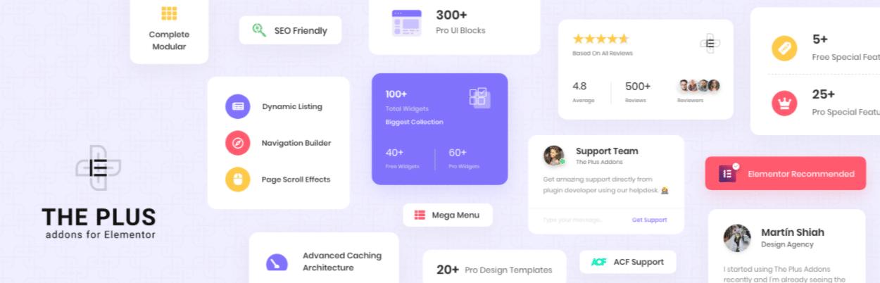 إضافات Plus لـ Elementor