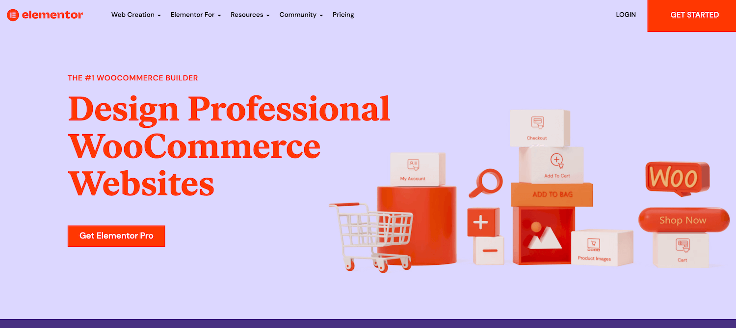 WooCommerce Builder pentru Elementor