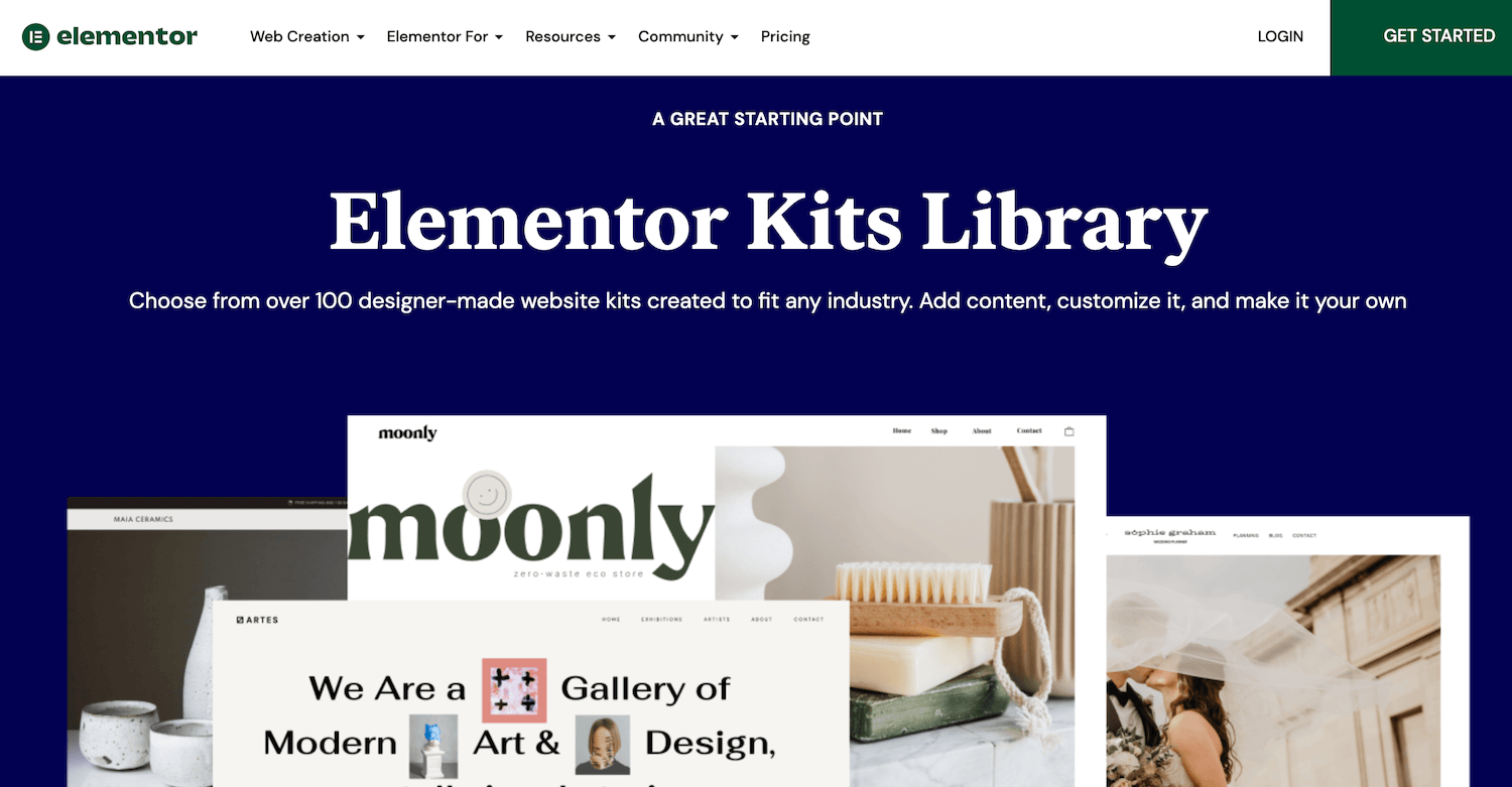 Site-ul Elementor