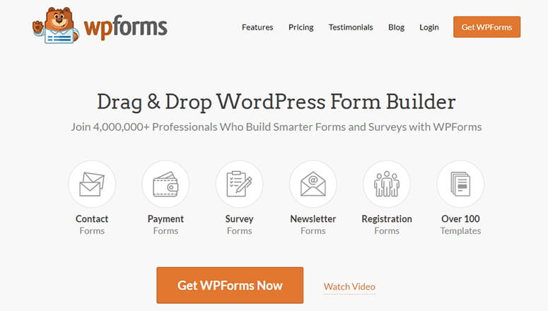 Plugin WPForms WordPress Forms - IsItWP - Detektor Tema WordPress Gratis wpforms wordpress forms plugin