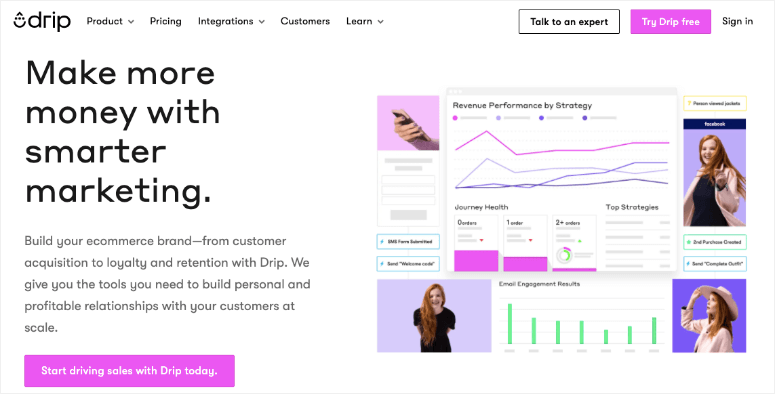 beranda tetes - IsItWP - Detektor Tema WordPress Gratis drip email marketing service