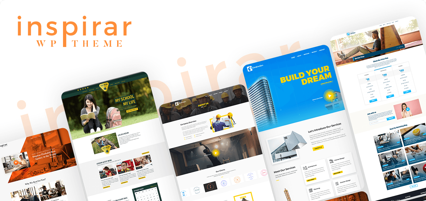 ilham verici çok amaçlı WordPress teması