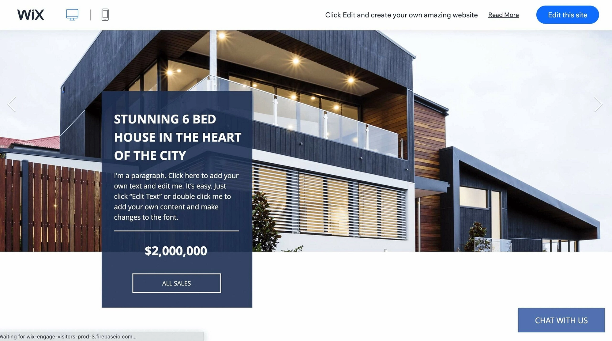 Wix es uno de los mejores creadores de sitios web inmobiliarios.
