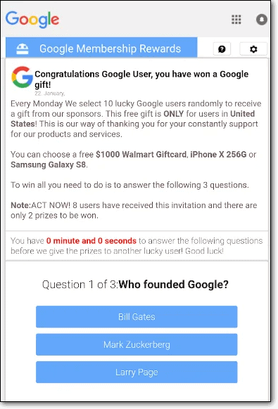 google kimlik avı dolandırıcılığı