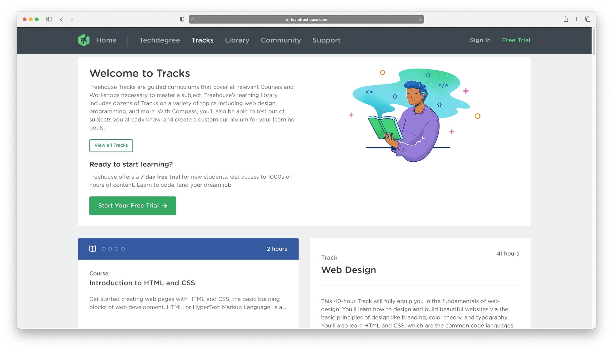 Treehouse é famosa por seus cursos de web design online