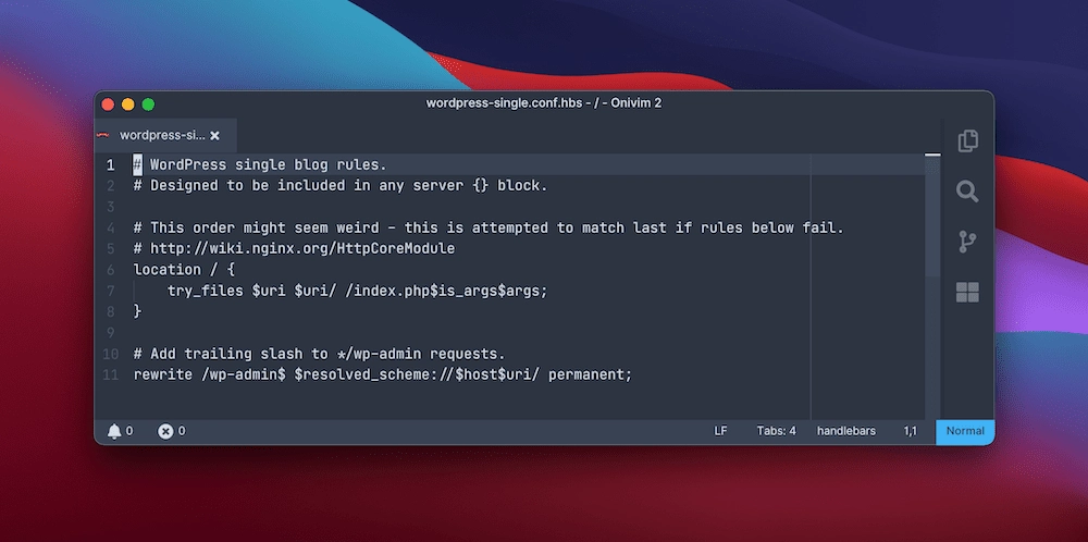 ملف تكوين Nginx - مقارنة بين Nginx و Apache