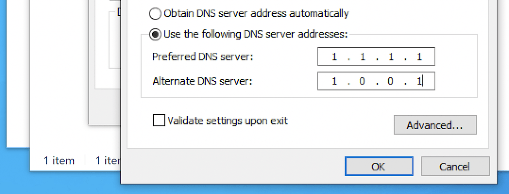 Adăugarea de servere DNS.