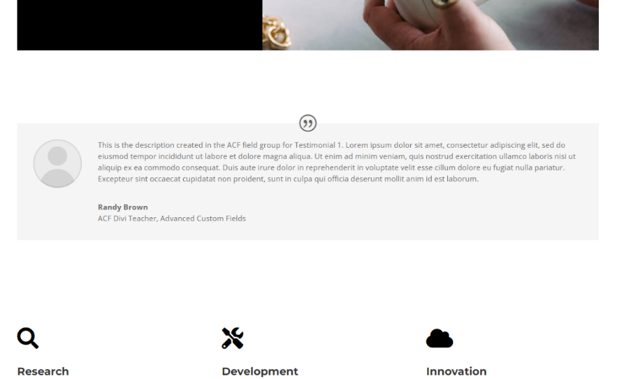 การแก้ไข Dynamic Testimonial Content