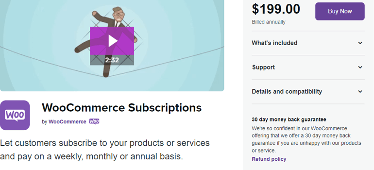 Плагин подписки WooCommerce