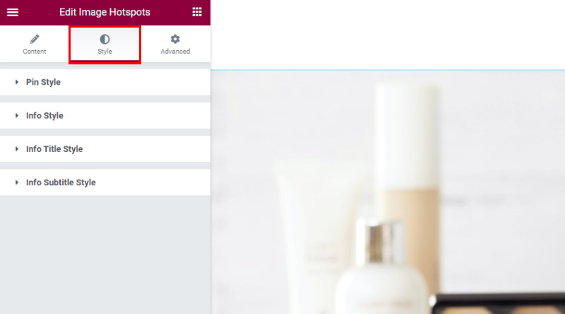 如何在 WordPress 8 中輕鬆添加圖像熱點 Image Hotspots custom widget style
