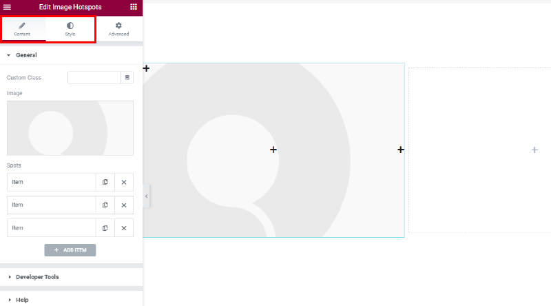 如何在 WordPress 4 中輕鬆添加圖像熱點 Image Hotspots custom widget default
