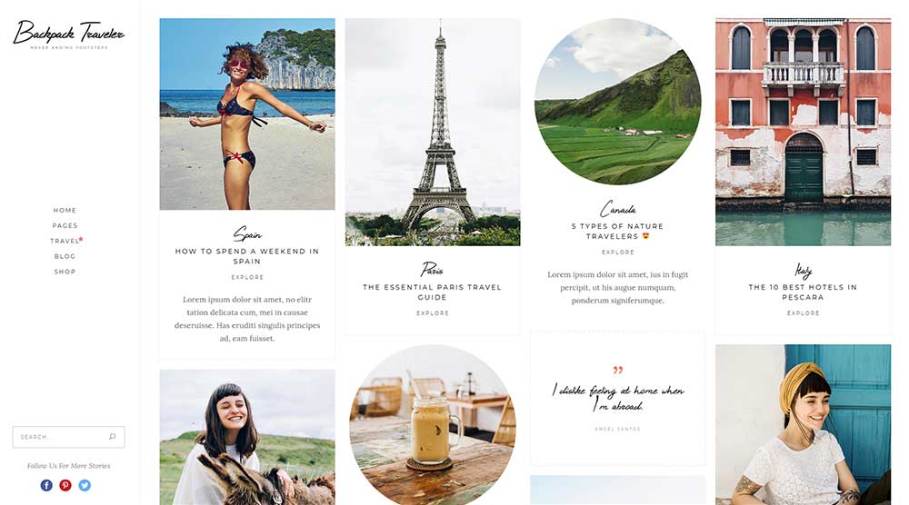 Blog Yazısı Nedir ve Bir Profesyonel Gibi Nasıl Yazılır? 8 Backpack Traveler WordPress Theme