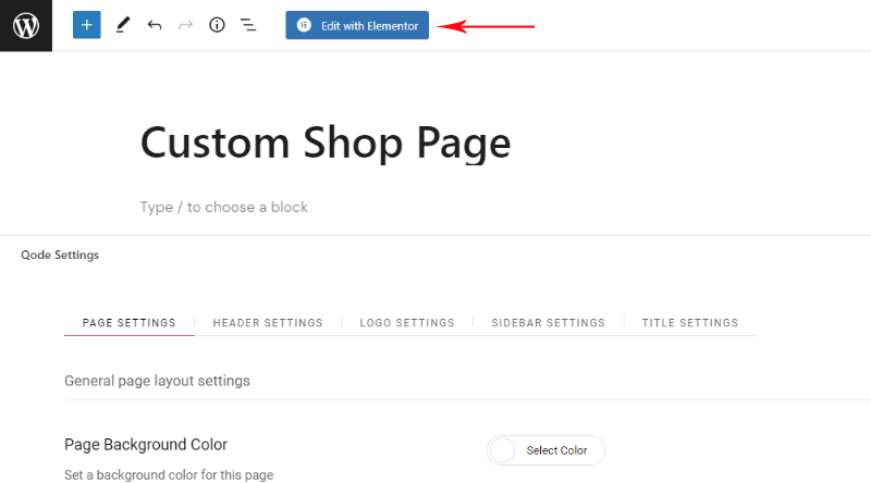 Come creare il tuo negozio Elementor WooCommerce Pagina 3 Add new shop page