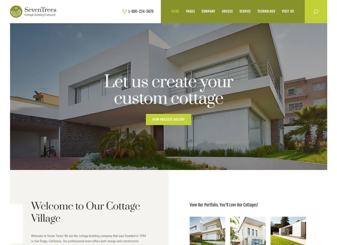 Sette Alberi | Tema WordPress di proprietà immobiliari