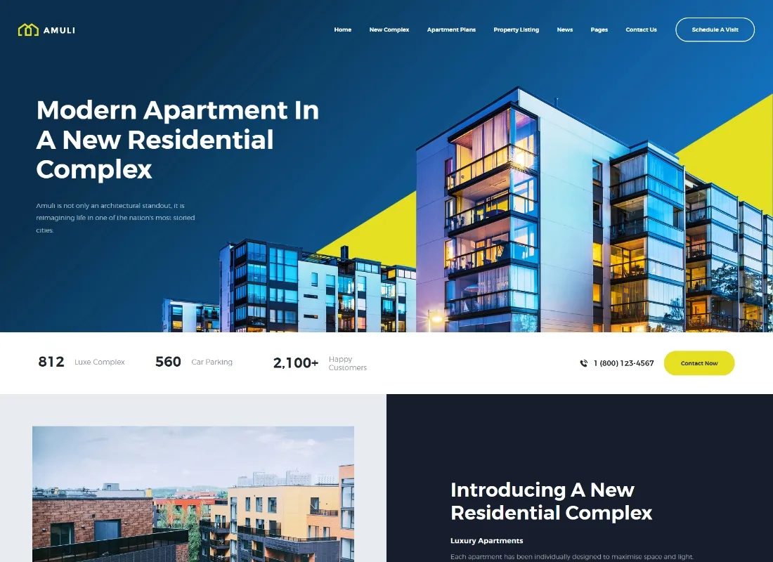 Amuli | Tema WordPress del mercato immobiliare e immobiliare