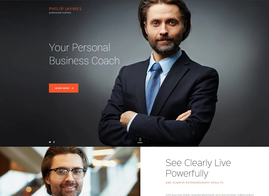 PJ | Tema de WordPress para coaching de vida y negocios