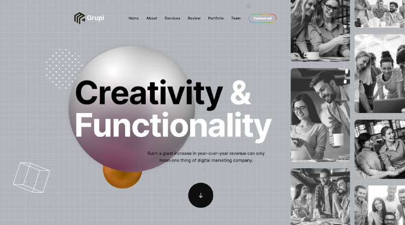 Grupi WordPress Theme
