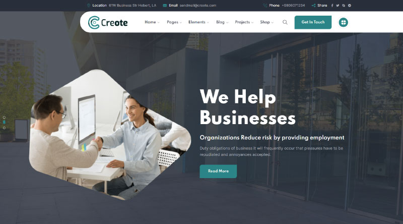 Creote WordPress Theme