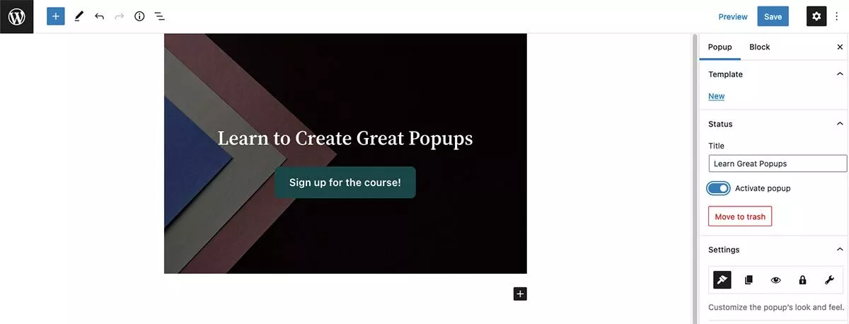 Editor de pop-ups Nélio