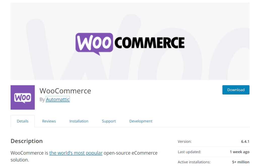 woocommerce 购物车插件 - woocommerce