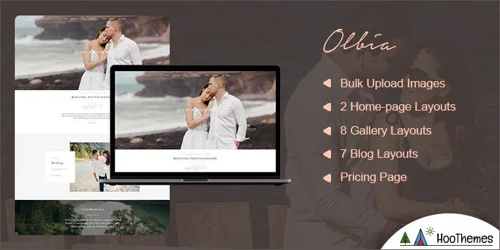 Tema WordPress pentru fotografie Olbia