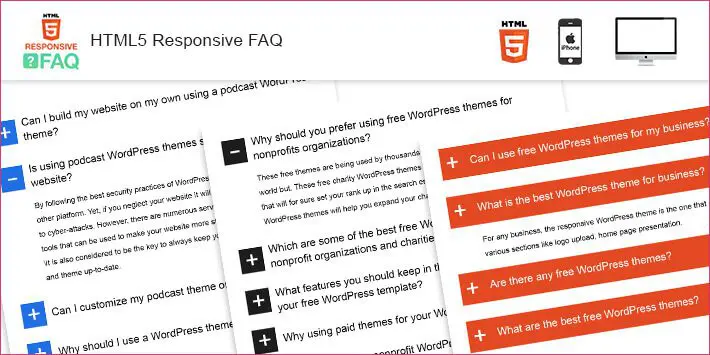 Odpowiedzi na często zadawane pytania dotyczące HTML5 Wtyczka WordPress