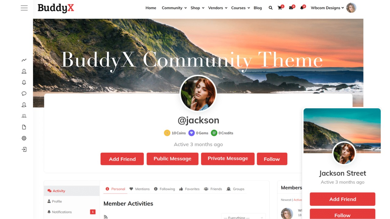 BuddyX 社区主题