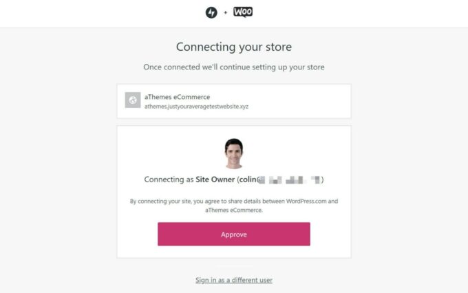 WordPress.com 계정을 연결하여 서비스에 액세스