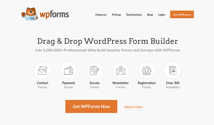 Plugin WordPress WPForms