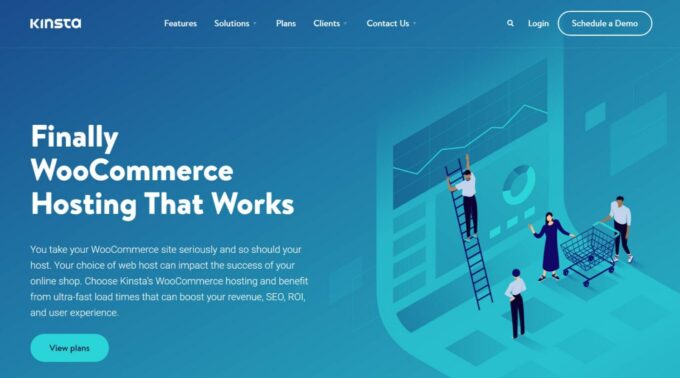 Kinsta는 빠른 WooCommerce 호스팅을 제공합니다.