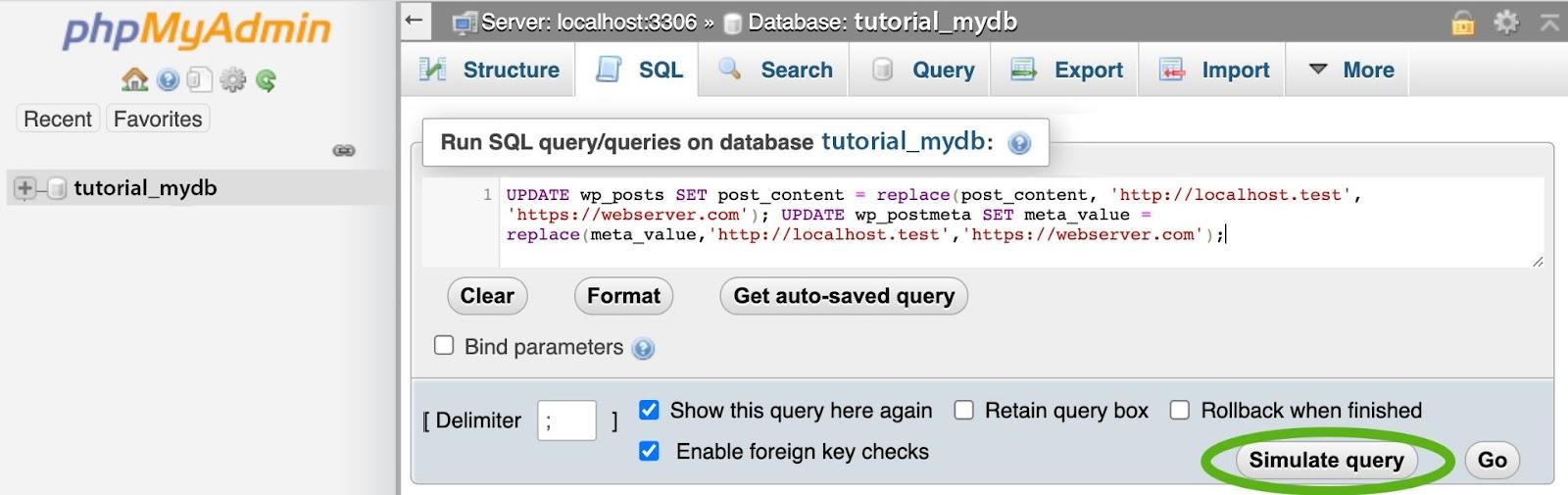 Zapytanie SQL w PHPMyAdmin
