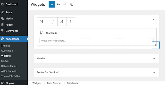Cum să adăugați widget-uri în bara laterală WordPress.