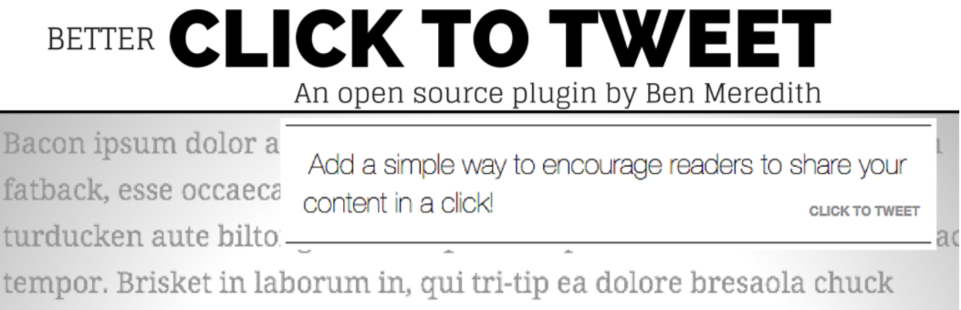 Pluginul Better Click to Tweet afișează Tweeturile în conținut