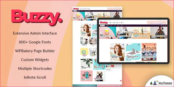 Buzzy Magazine WordPress 테마