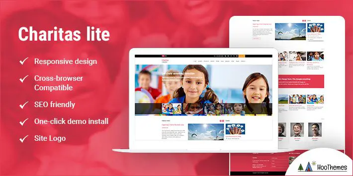 비영리단체용 Charitas Lite WordPress 테마