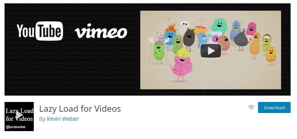 Lazy Load pour les vidéos Lazy Load for Videos