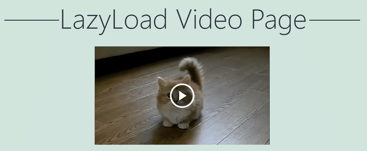 Chargement paresseux de la vidéo sur WordPress Lazy Load Video on WordPress