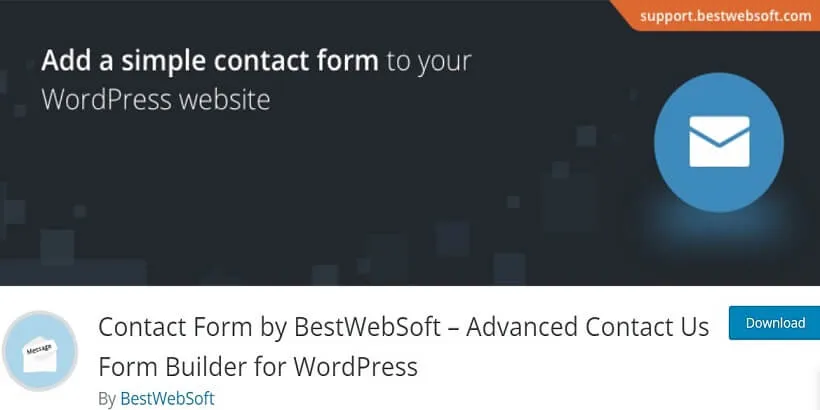 BestWebSoft-Best-Free-Contact-Form-Plugins의 문의 양식